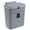 With lid Gray, variant on NovaStitch Compost Bin Kitchen Under Sink Compost Bin Indoor Kitchen Sealed Compost Bucket for Kitchen Wall Mounted Trash Can Gray with Lid