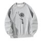 thumbnail image 5 of Hombres Mujeres Sudadera con Cuello Redondo Sudadera con Capucha Ropa Informal de Moda Tops Holgados para El Trabajo Niñas Niños Caminar en La Calle , Gris, S, 5 of 10