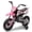 Pink, variant on CazToi 12V Kids 3Mph Electric Motorcycle with Training Wheels & Bluetooth Music for Ages 3-8 Years Old