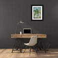 thumbnail image 3 of Nan 17x24 Black Ornate Wood Framed with Double Matting Museum Art Print Titled - Contemporary Palm, 3 of 4