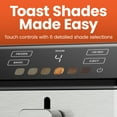 thumbnail image 4 of Chefman Smart Touch 2 Slice Digital Toaster with 6 Touchscreen Shade Settings – Stainless Steel, 4 of 8