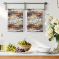 thumbnail image 3 of Retro Minimalist Art Kitchen Towels Set of 2, Abstract Bohemia Aesthetics Brown Beige Absorbent Dish Towels for Kitchen, Microfiber Hand Towel, Quick Drying Tea Towel for Cleaning Dishcloths, 3 of 7