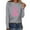 Gray, variant on ICHUANYI Womens Trendy Cute Print Crew Neck Long Sleeve Tops Casual Shirt Blouse Fall Winter Clothing 2023