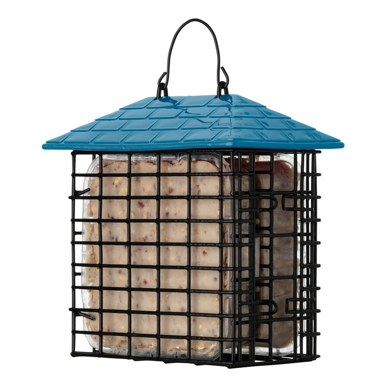 More Birds Double Suet Feeder with Weather Guard, Wild Bird More Birds Double Suet Feeder with Weather Guard, Wild Bird