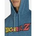 thumbnail image 4 of Dragon Ball Z Men's & Big Men's Graphic Hoodie Sweatshirt, Sizes S-3XL, 4 of 5