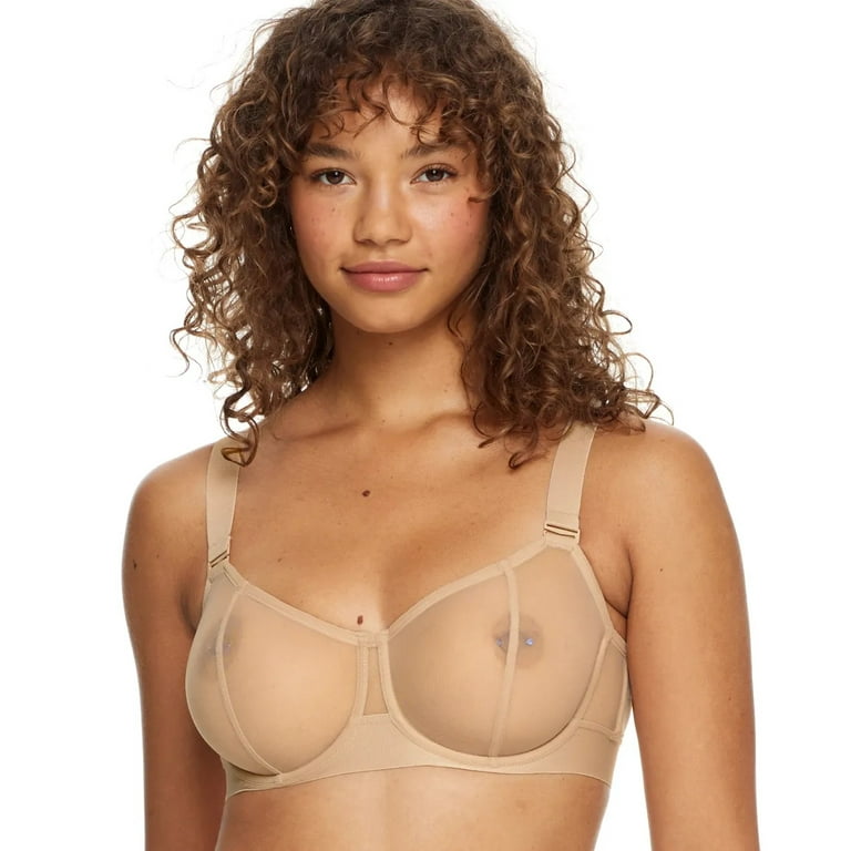 DKNY Cashmere Sheers Convertible Strapless Bra, US 36D, UK 36D