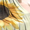 thumbnail image 3 of Brighten Your Space with a Sunflower Sherpa Blanket: Soft, Thick 50x60in Throw Blanket Perfect for Bed, Sofa, Office Decor Blanket Gift for Women, 3 of 5