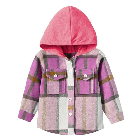 

kpoplk Toddler Girl Winter Coat Baby Boys Girls Toddler Hooded Jacket Fleece Hoodie Winter Warm Solid Color Coat Cute Bear Ear Sweater Thick Clothes(H)