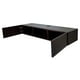 thumbnail image 5 of Repisa Escritorio Flotante DECOMOBIL Minimalista Chocolate Wengue RTVF-120X30-W, 5 of 6