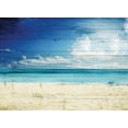 thumbnail image 2 of Sophie 6 24x19 Black Ornate Wood Framed with Double Matting Museum Art Print Titled - Rustic Beach I, 2 of 4