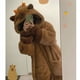 thumbnail image 5 of Capybara-Pijama de felpa gruesa para adultos y niños, mono marrón, mono esponjoso, terciopelo Coral, ropa para el hogar, Primavera, 5 of 5