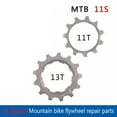 thumbnail image 3 of GLFILL Friction Reduction Road Mountain Bike Cog 11 Speed 13T Tooth Steel Part 10S 11T, 3 of 5