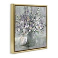 thumbnail image 3 of Stupell Industries Blossoming Aster Flower Bouquet Botanical & Floral Painting Gold Floater Framed Canvas Art Print Wall Art, 18 x 18, 3 of 9