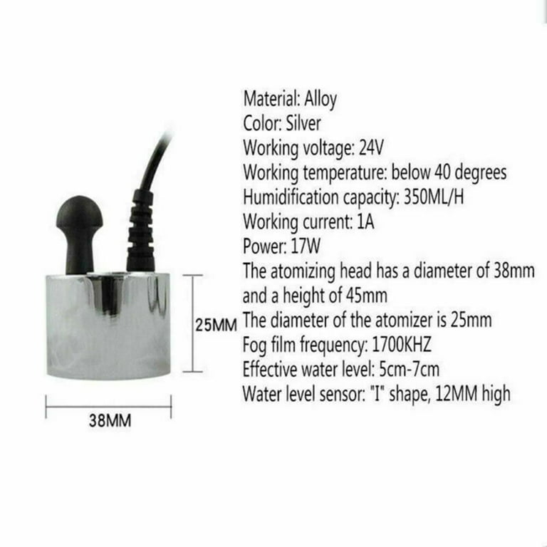 RM-1220 Opti-Myst Ultrasonic Humidifier Accessories For DIMPLEX M-011B M011B  Heater Electric Fire Transducer Glass Disk Aquarium Fish Tank Atomizer  Transducer Replacement - Walmart.com