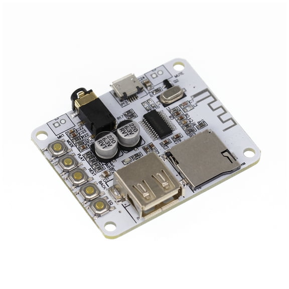 Matsuzay Decodificadores Accesorios electrónicos de consumo compatibles con Bluetooth Amplificador de audio con placa receptora USB/TF Módulo Electrónica miscelánea
