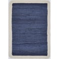 thumbnail image 4 of Ox Bay Zest Set of 4 Cotton Placemats, Indigo/Cream Bordered, 4 of 4