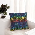 thumbnail image 6 of Yiaed Magical Mushrooms and Flowers Print Pillow Covers Super Soft Decorative Square Throw Pillow Covers Case Cushion Covers for Sofa Couch Bedroom Car Decor（No pillow core）-20"x20", 6 of 7