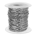 thumbnail image 2 of 1 Roll Stainless Steel DIY Link Chain Necklaces for Jewelry Making - 5mm, 2 of 6