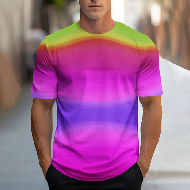 Tops para hombre, blusas y camisas de cuello redondo y manga corta para hombre, camisetas deportivas informales a la moda con estampado para hombre, blusas de cuello redondo y manga corta, blusas para