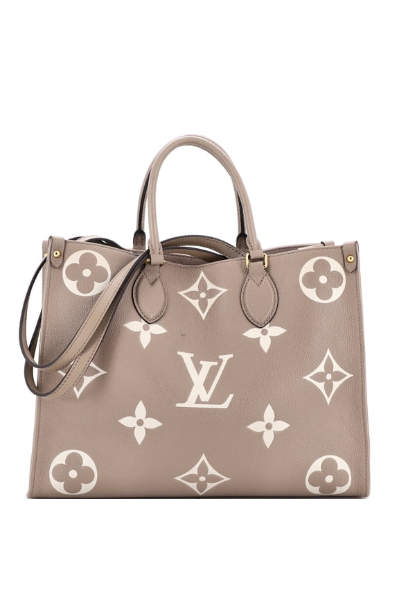 Pre-Owned OnTheGo Tote Bicolor Monogram Empreinte Giant MM By Rebag