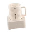 thumbnail image 2 of Lipstore Coffee Warmer Set Electric Coffee Mug Heating Mug Multipurpose Cooling Mug Cooling Cup for Living Room Travel Kitchen Presents Beige, 2 of 8