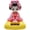 Pink, variant on Hfppkn Solar Powered Shaking Head Kokeshi Figurine Japanese Dashboard Ornament for Car 10x10x11cm Red
