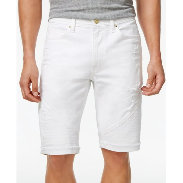 Sean John Sean John NEW Blanco White Mens Size 36 Straight Fit Denim