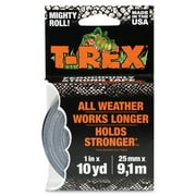 T-Rex Tape Mighty Roll, 1" x 10 yds, Gunmetal Gray, 3 pack - Bundle