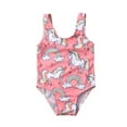 thumbnail image 3 of Maillot de Bain pour Bébé Fille Unicorn Plage Natation Vêtements de Bain, 3 of 5