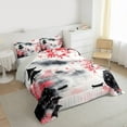 thumbnail image 3 of Castle Fairy Japanese Style Twin Comforter Sets,Oriental Ukiyoe Sakura Bedding Set, 3 of 8