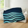 thumbnail image 4 of CafePress - Summer Sea Throw Blanket - Soft Fleece Throw Blanket, 50"x60" for All Ages, 4 of 4