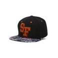 thumbnail image 2 of City Caps Black/Floral Adjustable Snapback - San Francisco, 2 of 2