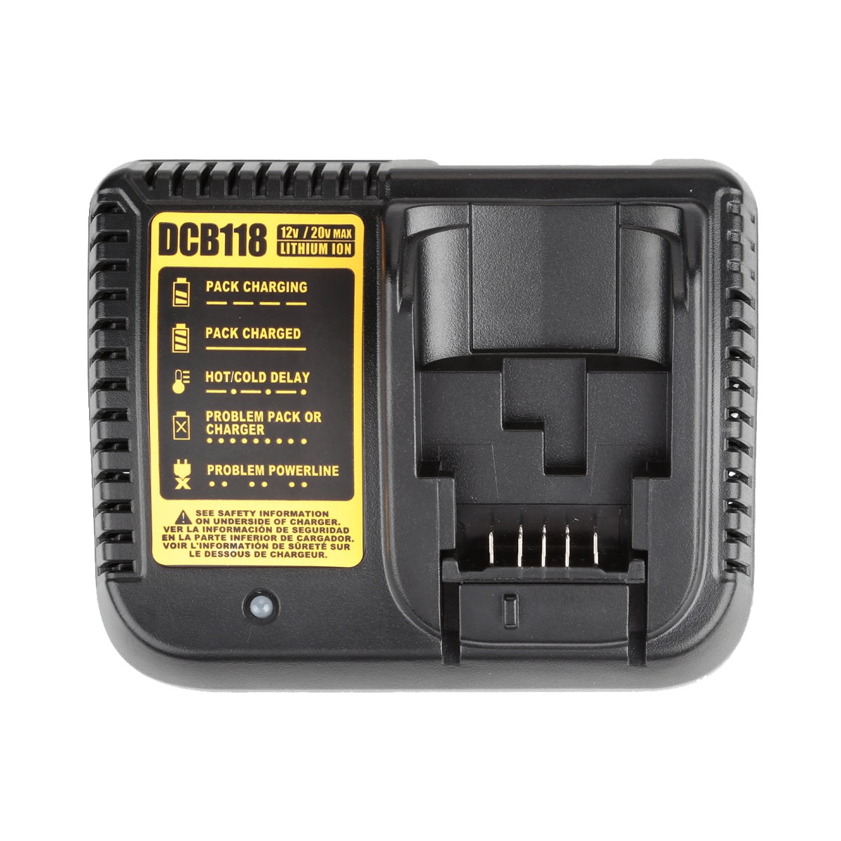 DCB118 battery charger 3A 4.5A for De*walt Battery 10.8V 12V 14.4V 18V 20V DCB200 DCB101 DCB115 DCB107 DCB105 DCB140 &DCB112