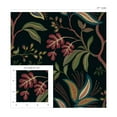 thumbnail image 7 of NextWall Ebony Forest Flourish Peel and Stick Wallpaper - 27 in. W x 18 ft. L Roll, 7 of 7