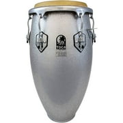 Toca 4611-3-4FS 11.75 in. Custom Deluxe Fiberglass Conga, Silver Sparkle