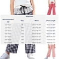 thumbnail image 3 of ATOGUTA Girls Pants Wide Leg School Uniform Pants Kids Elastic Waist Flowy Summer Beach Lounge Trousers with Pockets Size 1T-11, Pink, 3 of 7
