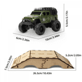 thumbnail image 6 of Alloy Remote Control Truck for Kids, 1:64 Mini RC Car with Wooden Bridge for Boys Girls Off-Road Vehicle Racing & Birthday Gifts(Grey), 6 of 6
