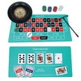 thumbnail image 5 of Fugocen Party Roulette Wheel Game Set with 200 chips, Hold’em Poker, and Rake, 5 of 7