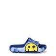 thumbnail image 4 of Wonder Nation Little & Big Boys Smile Pillow Slide Sandals, 4 of 6
