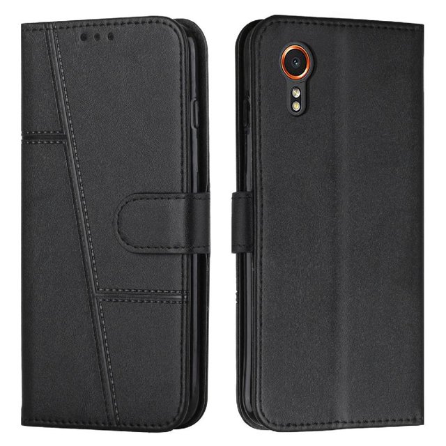 Funda Flip para FOXDOCK SamsunG Galaxy X Cover 7 – Carcasa delgada y resistente a impactos con soporte para uso diario y profesional