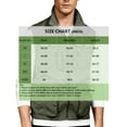 thumbnail image 3 of CharmCyan Mens Outdoor Athletic Vest Fishing Travel Lightweight Sleeveless Jackets Photographer Work Vest With Multi Pockets Army Green L, 3 of 5