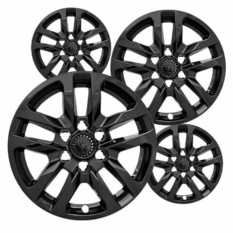 18" Chrome Wheel Skins Set Compatible with 19-21 Chevy Silverado 1500 21-24 Tahoe LS LT 22-25 Silverado RST LTZ WT High Country Trail Boss ZR2 Custom 23-25 Silverado PPV 22 LTD