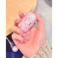 thumbnail image 4 of Funda para AirPods Pro 2 Srddty Cute Shell Pink con llavero en forma de mariposa, 4 of 6
