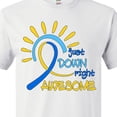 thumbnail image 4 of Inktastic Just Down Right Awesome Down Syndrome Awareness Ribbon T-Shirt, 4 of 5