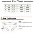 thumbnail image 2 of Bigersell Cotton Underwear for Women Clearance Thermal Underwear Seamless Panty Style P-1486 Polyester Cheeky Panties Ladies Thong Briefs High Waist Women's Bikini Panties Hot Pink S, 2 of 8