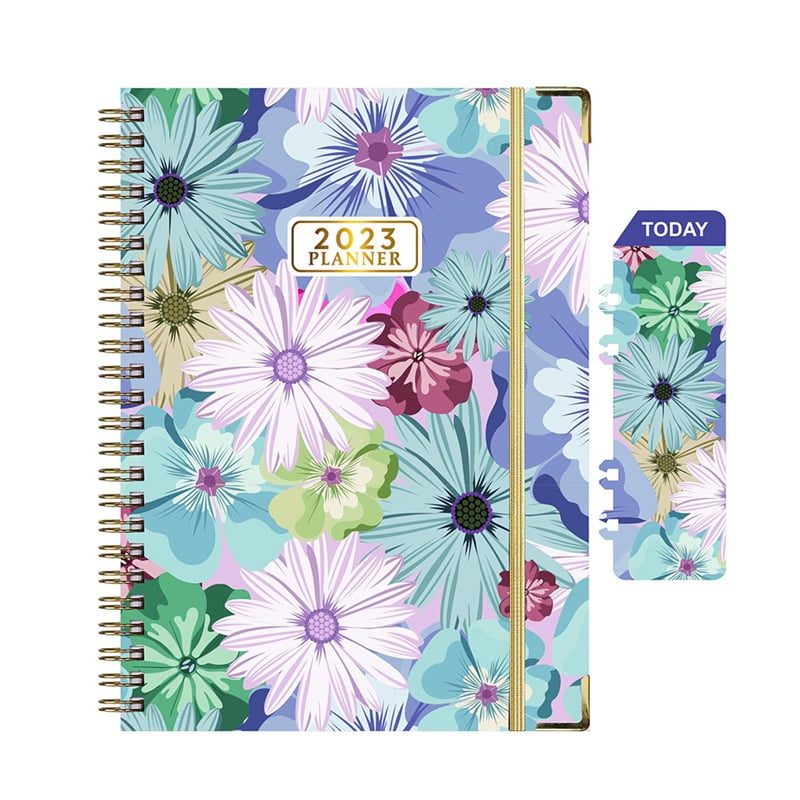 Planner Notebook , Weekly Monthly Planner, 8.4 Inch x 6 Inch, Spiral