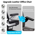 thumbnail image 5 of Waleaf 5D Ergonomic Office Chair ,Big and Tall Office Chair 600LBS with Adjustable Lumbar Support & Flip-Up Arms, High Back Office Chair for Long Hours Sitting, 5 of 9