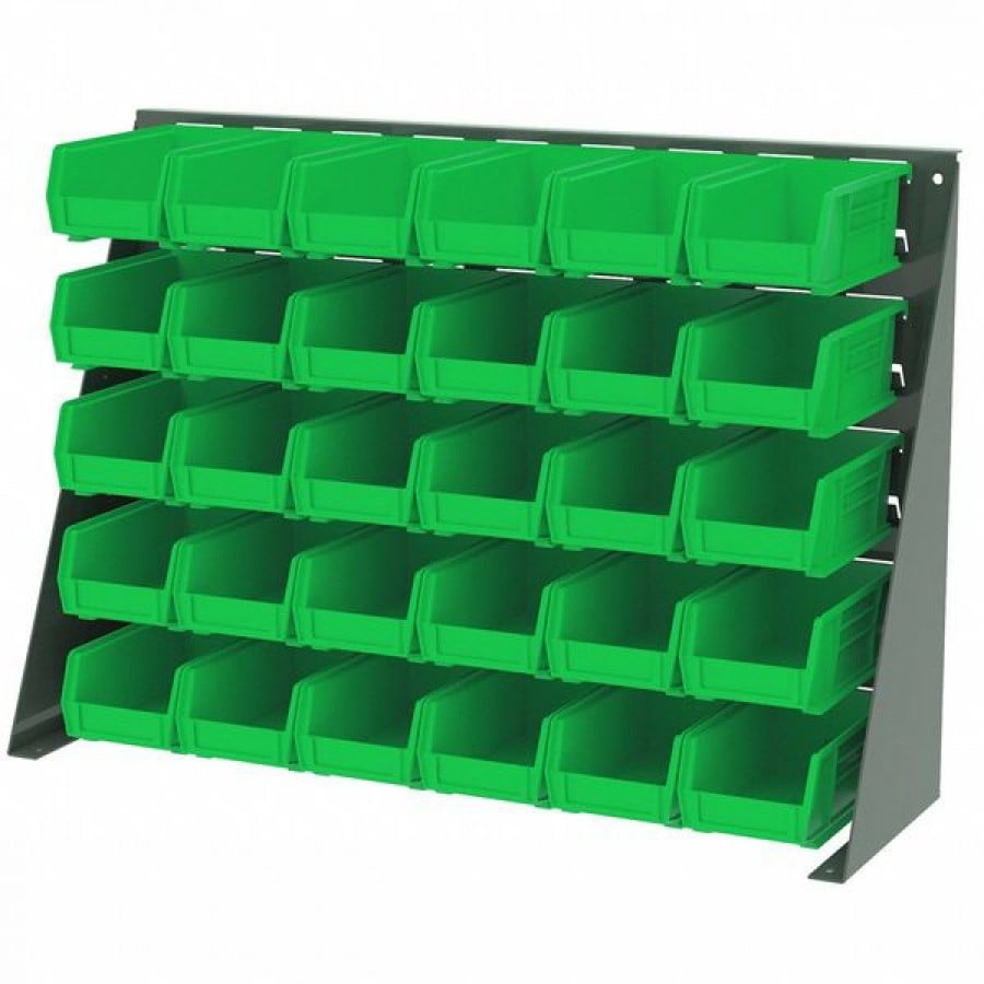 ESD-Safe Pick Rack Louvered Hanging System with handle for Plastic Parts Bins 