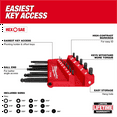 thumbnail image 3 of Milwaukee Tool 22-Key Ball End L-Style Hex Key Set - SAE/Metric, 3 of 10