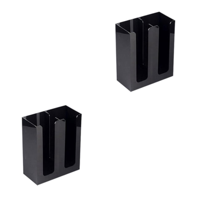 Maytalsory Convenient And Practical Cup Organiser Durable ABS Holder For Coffee black 2Set